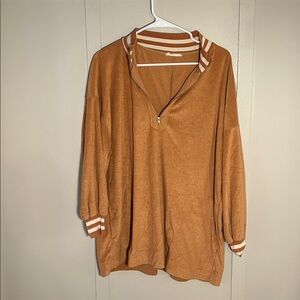 Terry cloth Quarter Zip